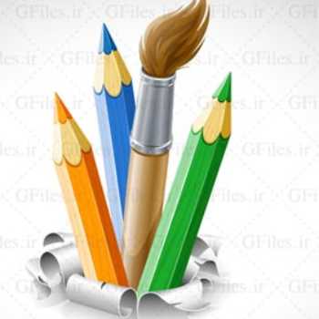 آموزش منظره (تکنیک مداد رنگی)